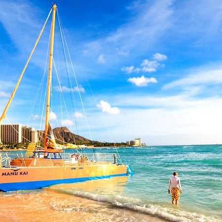 Beautiful Studio In The Heart Of Vibrant Waikiki Honolulu Exterior foto